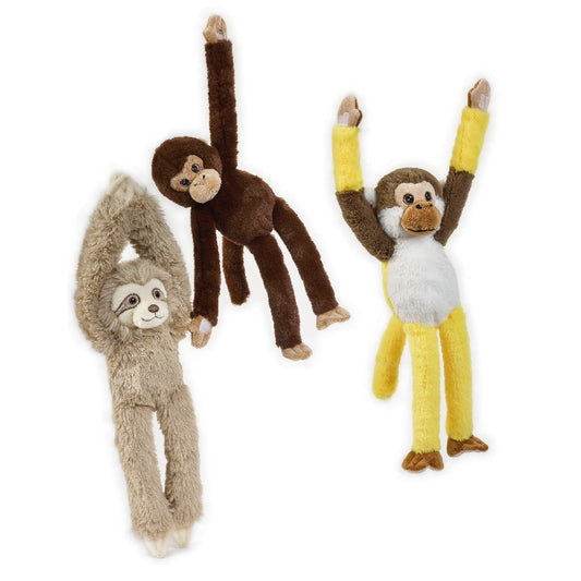 Peluche Scimmietta con velcro cm.39 ASSORTITE